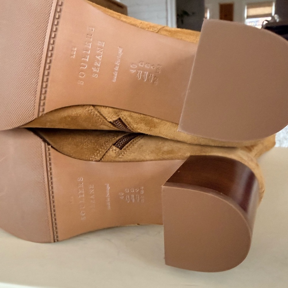 NEW IN BOX - Sezane Adele boots - tan - Size 9 or EU 40 - Picture 11 of 13